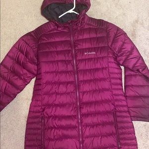 Women's Columbia Lake Down Long Hooded Jacket